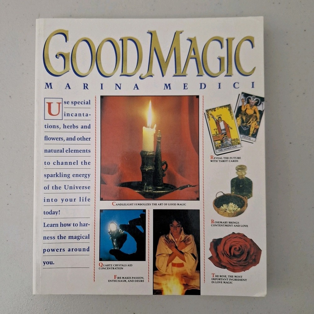 Vtg 'Good Magic' by Marina Medici New Age 1989 Incantations Herbal Potions